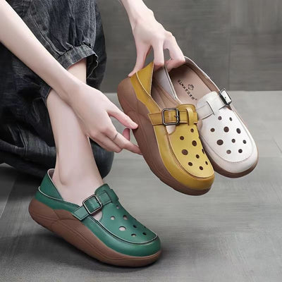 Sandales Femme à Semelles Compensées – Style Décontracté & Confort Quotidien