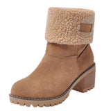 Bottines d’Hiver pour Femme – Chaussures Décontractées
