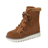 Bottes Fourrées Confort Femme – Bottes d’Hiver Antidérapantes