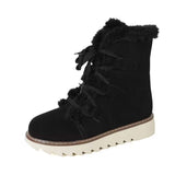 Bottes Fourrées Confort Femme – Bottes d’Hiver Antidérapantes