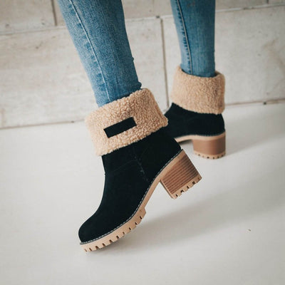 Bottines d’Hiver pour Femme – Chaussures Décontractées