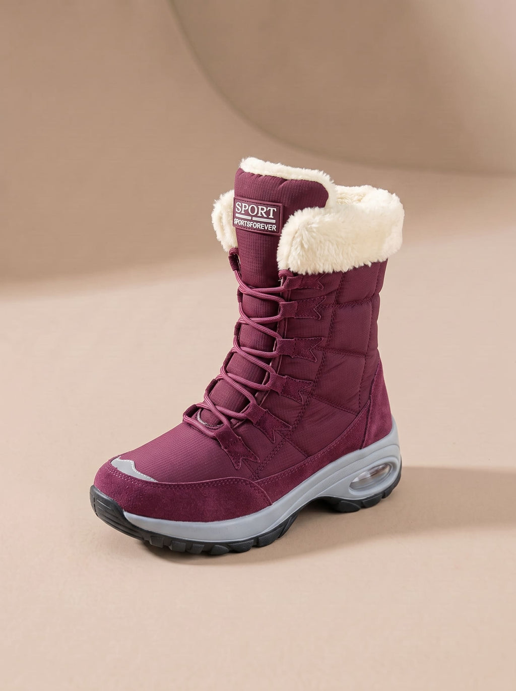 Bottes d'Hiver Fourrées à Coussin d'Air - Clara