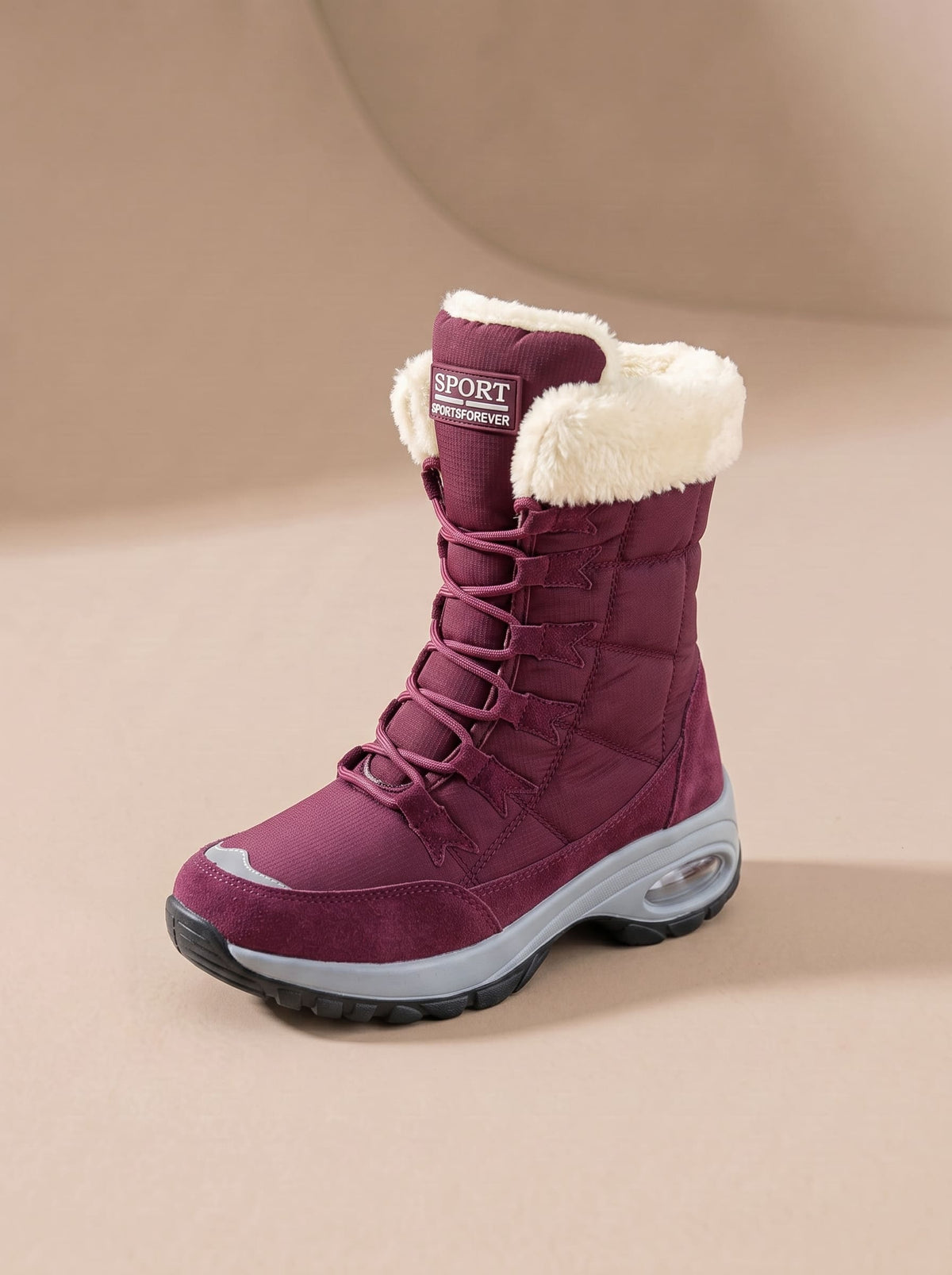 Bottes d'Hiver Fourrées à Coussin d'Air - Clara