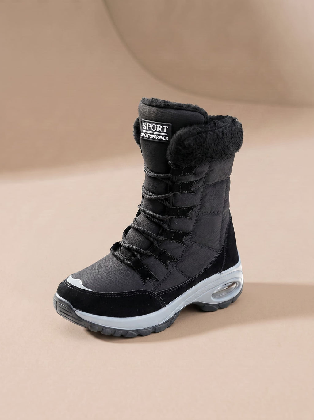 Bottes d'Hiver Fourrées à Coussin d'Air - Clara