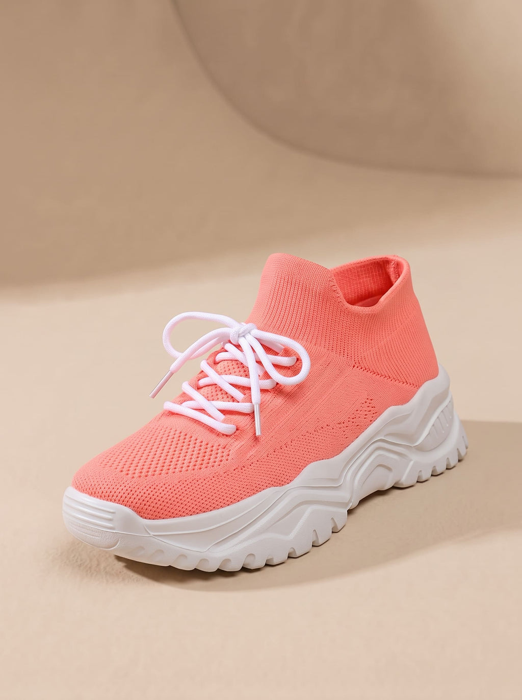Baskets Montantes en Maille Stretch Respirante - Eva