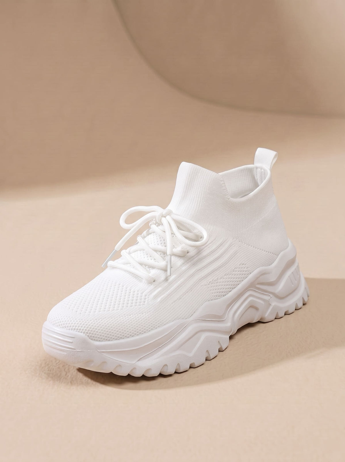 Baskets Montantes en Maille Stretch Respirante - Eva