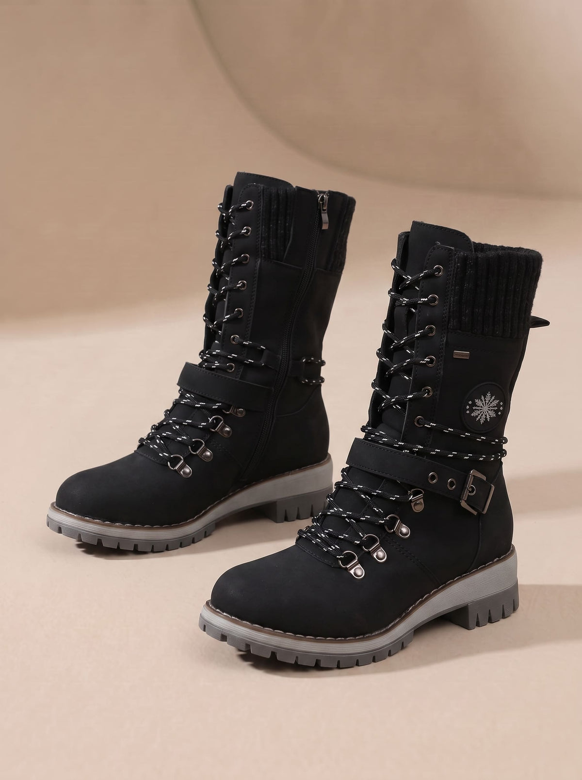Bottes d'Hiver Fourrées & Crantées - Luna