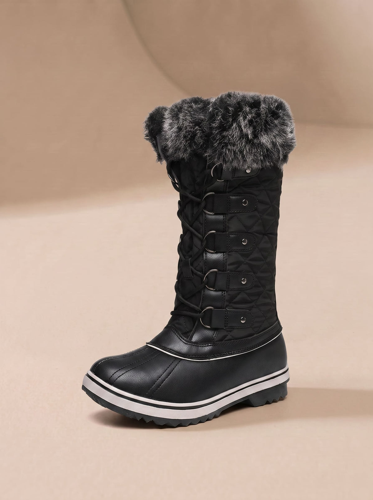Bottes de Neige Hautes Fourrées Grand Froid - Maya