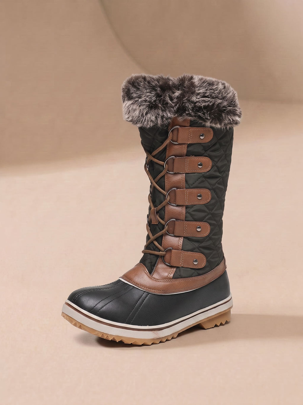 Bottes de Neige Hautes Fourrées Grand Froid - Maya