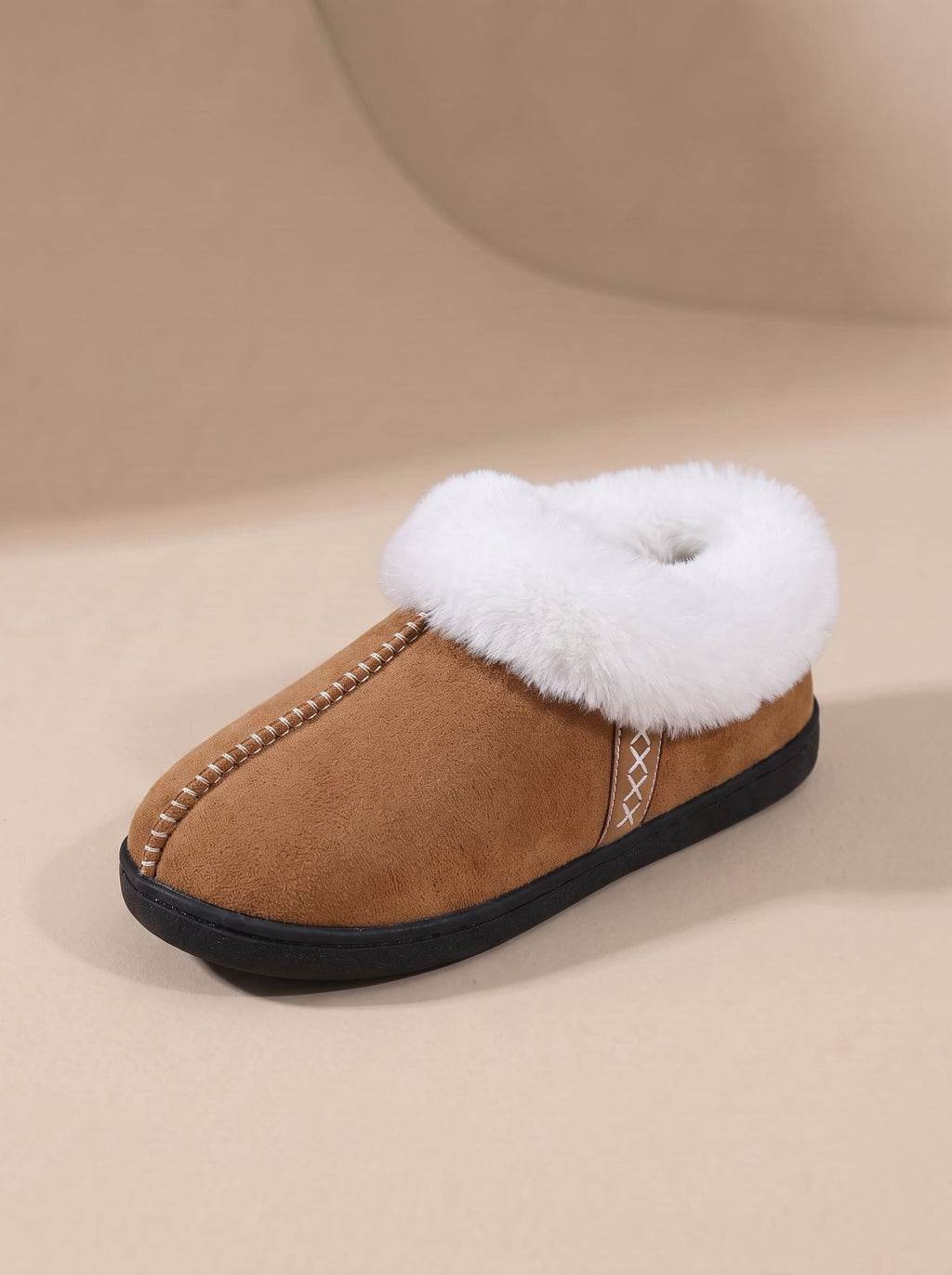 Chaussons Fourrés en Mousse à Mémoire de Forme - Mia