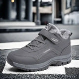 Chaussures d'hiver orthopédiques avec doublure fourrée pour garder les pieds chauds