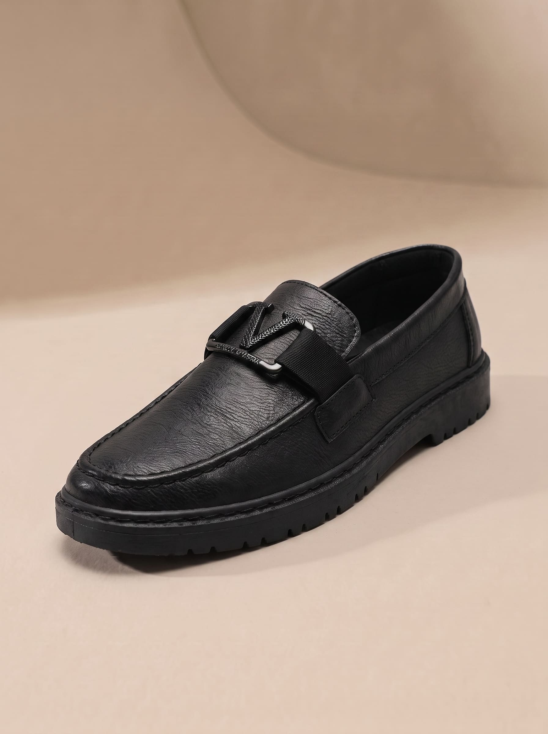 Mocassins Noirs en Cuir Souple - William